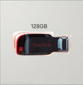 SanDisk Cruzer Blade 128GB USB 2.0 כונן הבזק נייד